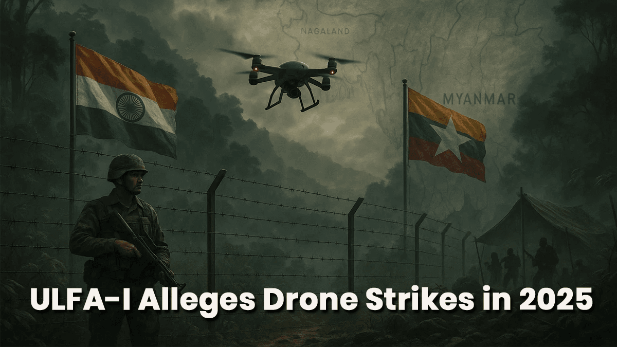 India Myanmar Border Tensions Escalate as ULFA-I Alleges Drone Strikes in 2025